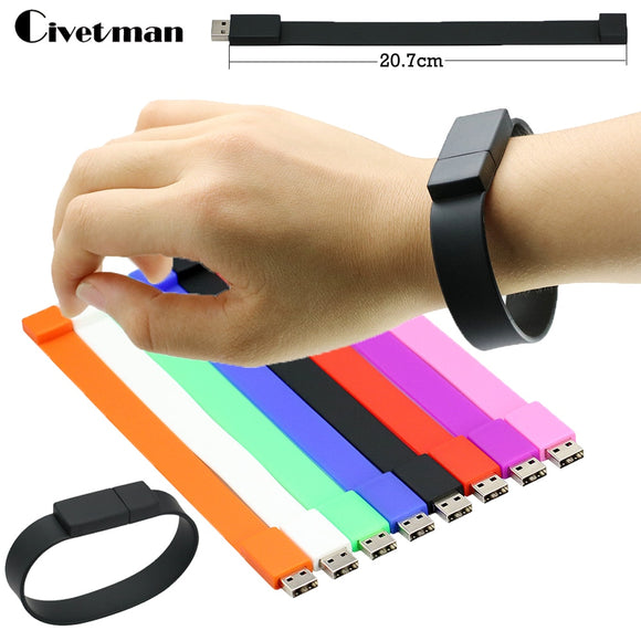 Square Silicone Wrist Bands