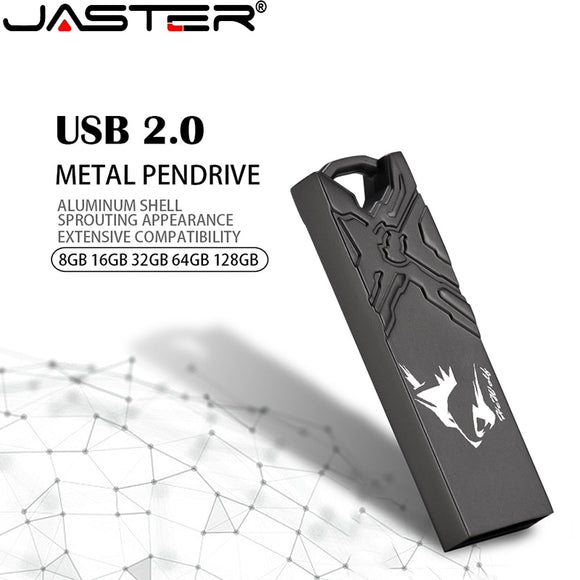 Metal Black USB 2.0 Flash Drive